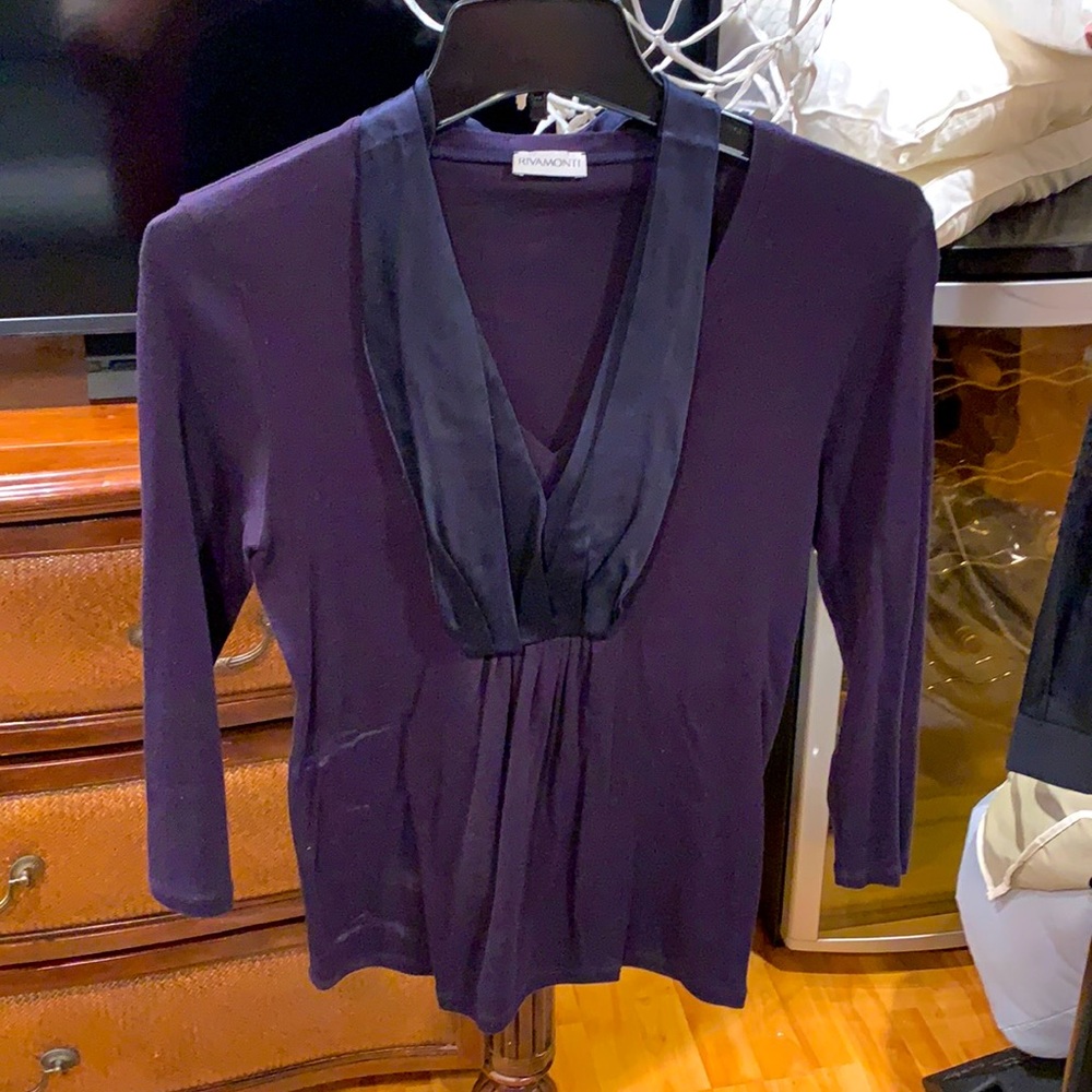 Rivamonti Navy Blue Top